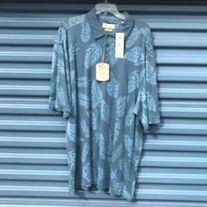 Hawaiian Style Polo Shirt . Size: Extra Large {46-48} . Pusser's . West Indies